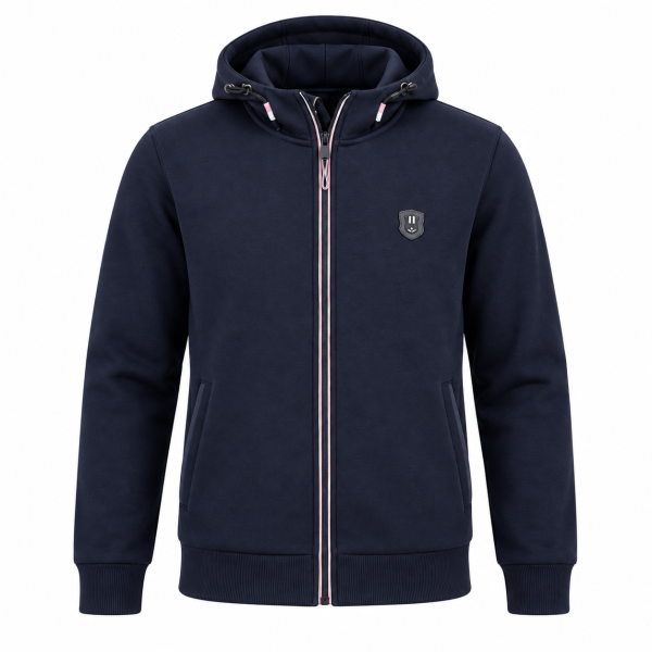 Gilet Capuche Zip 3 Couleurs — photo 2
