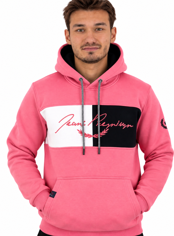 Sweat-shirt à capuche block color — photo 9
