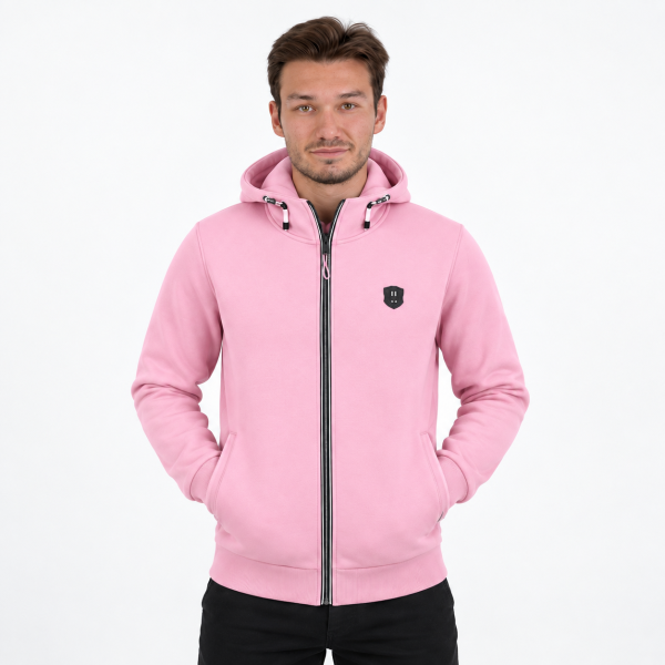 Gilet Capuche Zip 3 Couleurs — photo 6