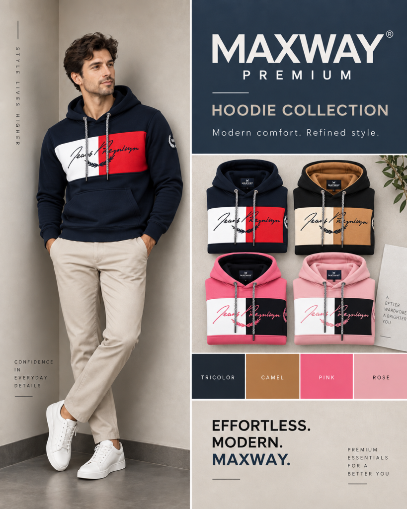 Collection de sweat-shirts à capuche MAXWAY Premium