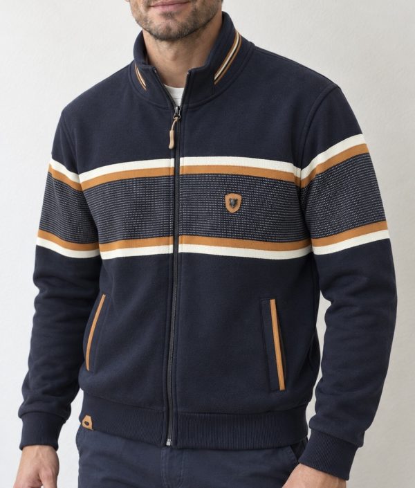 Veste zippée coton molleton — photo 2