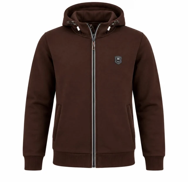 Zip-Up Hoodie in Three Colours